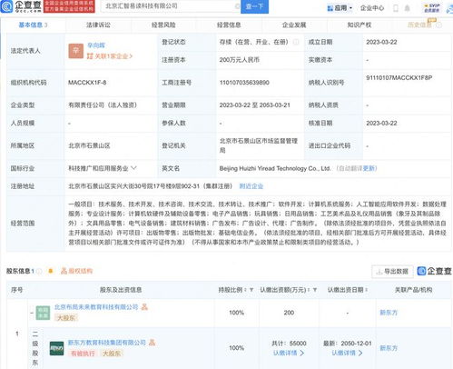 新東方加速數(shù)字化轉(zhuǎn)型，北京新設(shè)匯智易讀科技公司聚焦軟件開發(fā)